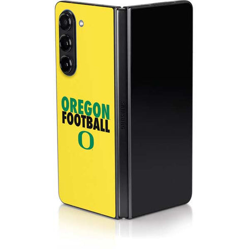 University of Oregon Ducks Football Galaxy Z Fold5 5G Skin